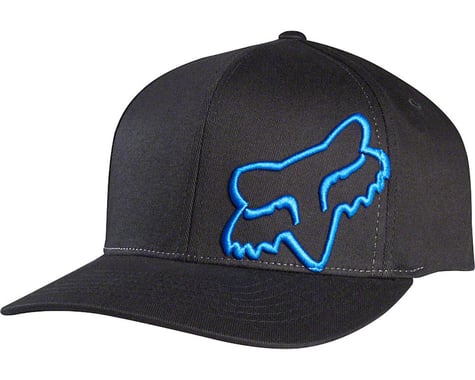 Fox Racing Flex 45 Flexfit Hat (Black/Blue)